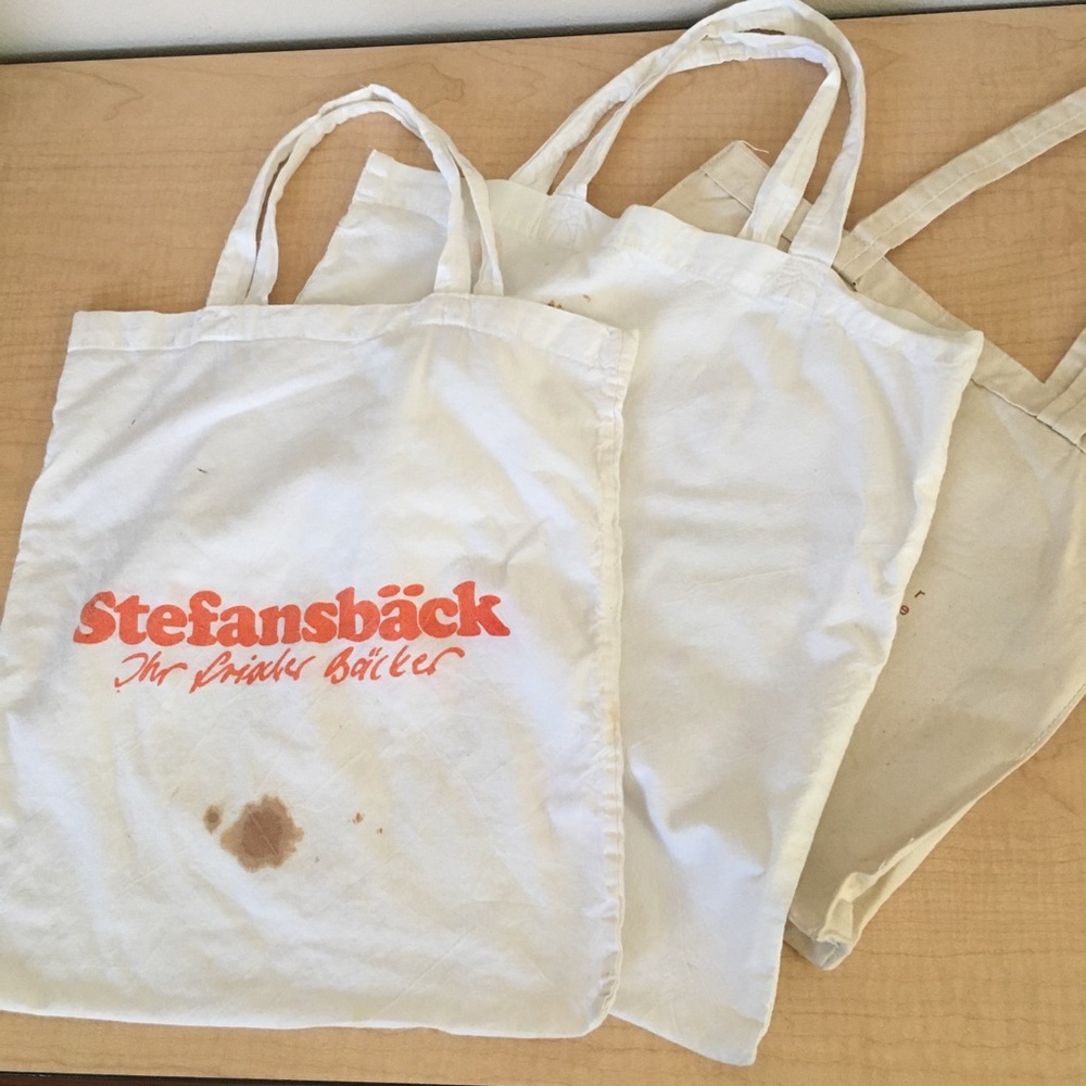 FREE Bundle 3 Cotton Totes Bags | One From German Bakery